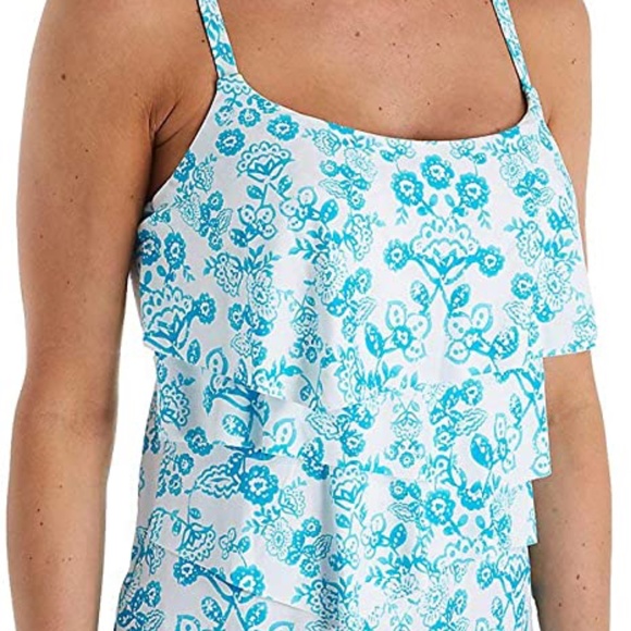 Coco Reef Other - 2HP💝Coco Reef Tankini Costa Brava aqua &white 34d